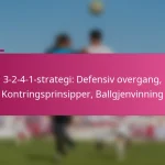 3-2-4-1-strategi: Defensiv overgang, Kontringsprinsipper, Ballgjenvinning
