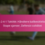 3-2-4-1 Taktikk: Håndtere ballbesittelse, Skape sjanser, Defensiv soliditet